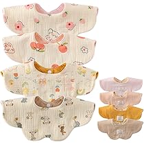 Amazon.co.jp: [GoUseGo] ベビースタイ 4枚セット 両面使える 6重